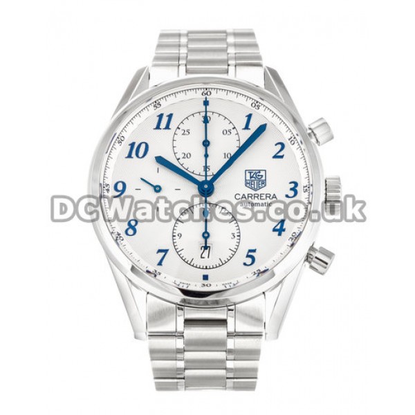 Tag Heuer Carrera Series Silver Arabic Replica Watches UK