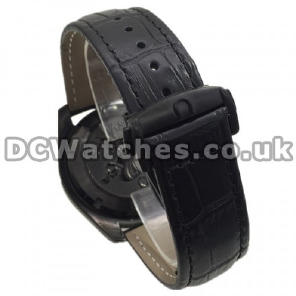 Unique Black Ceramic Cases Omega Speedmaster White Dials Copy Moonwatches For Men
