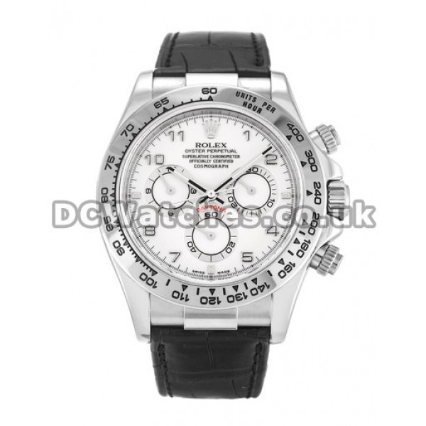 Best Quality 40 MM Replica Rolex Daytona 116519 White Dials For Sale