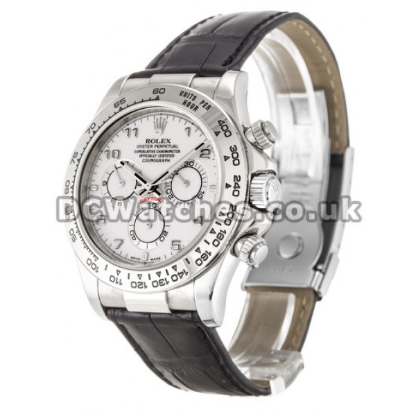 Best Quality 40 MM Replica Rolex Daytona 116519 White Dials For Sale