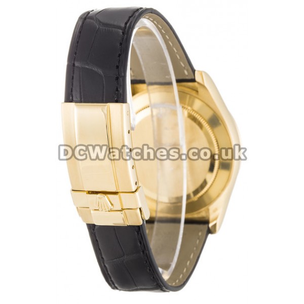 1:1 Wholesale Replica Rolex Daytona 116518 Watches With Yellow Gold Cases For Sale