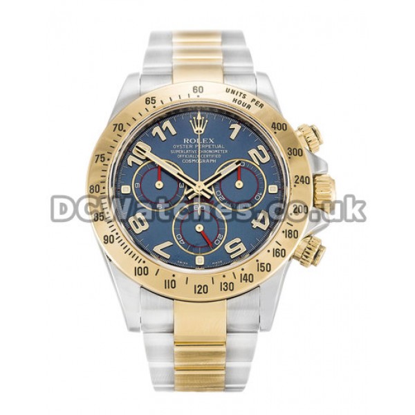 UK Top Quality Replica Rolex Daytona 116523 Watches With Blue Dials For Men