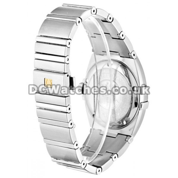 Swiss Omega Constellation Silver Baton Dial 35MM Steel Case Copy Watches