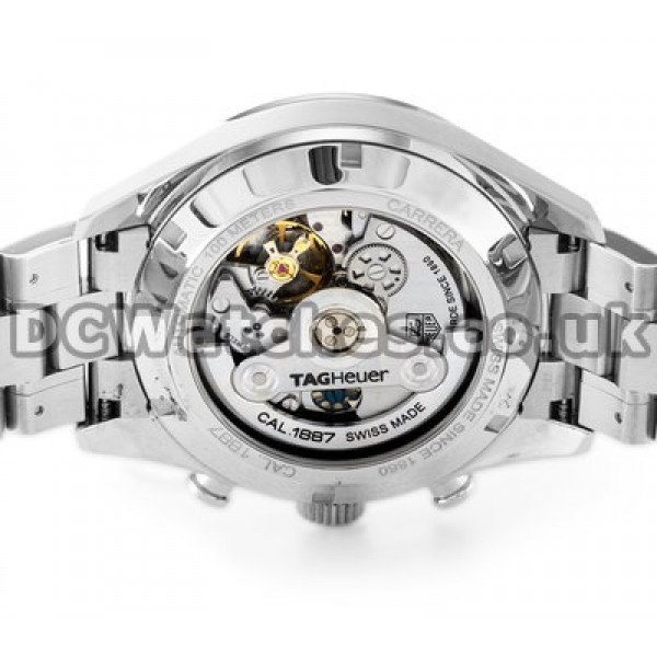 Silver Dial Tag Heuer Carrera Series Replica Watches For UK Sale