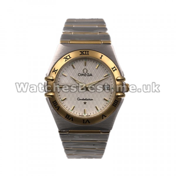 Modern Steel And Yellow Gold Omega Constellation Fake Male 36MM Watches