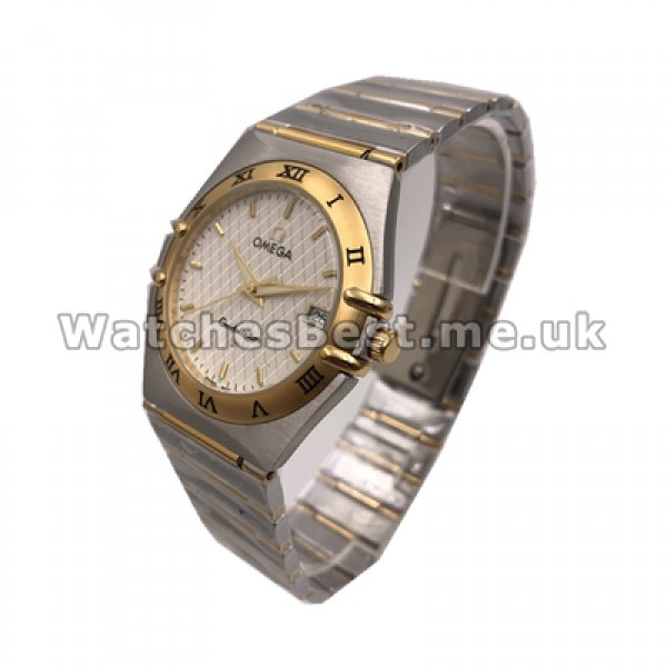Modern Steel And Yellow Gold Omega Constellation Fake Male 36MM Watches