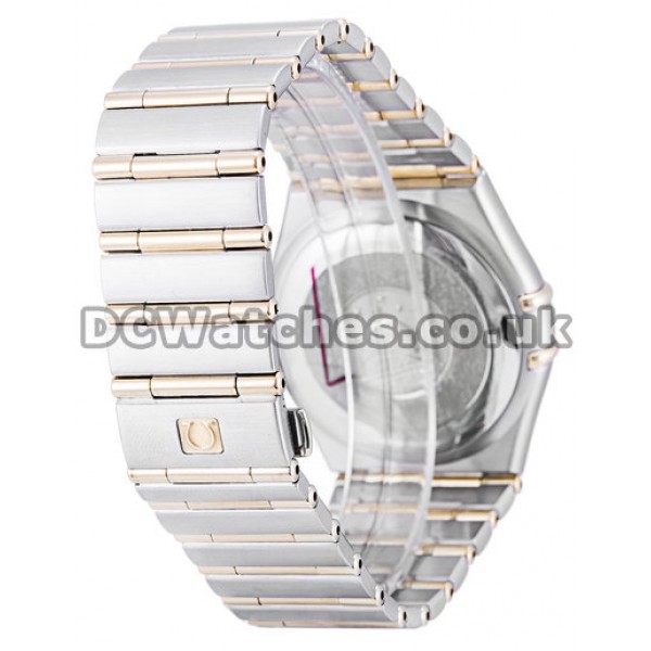 Modern Steel And Yellow Gold Omega Constellation Fake Male 36MM Watches