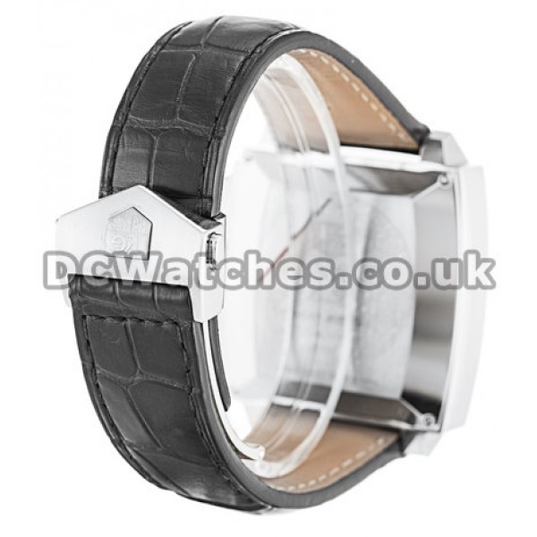 Tag Heuer Monaco Series Cheap Fake Leather Strap Watches In UK