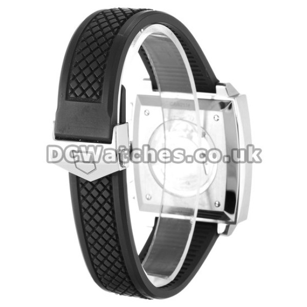 Tag Heuer Monaco Series Black Leather Strap Cheap Fake Watches UK
