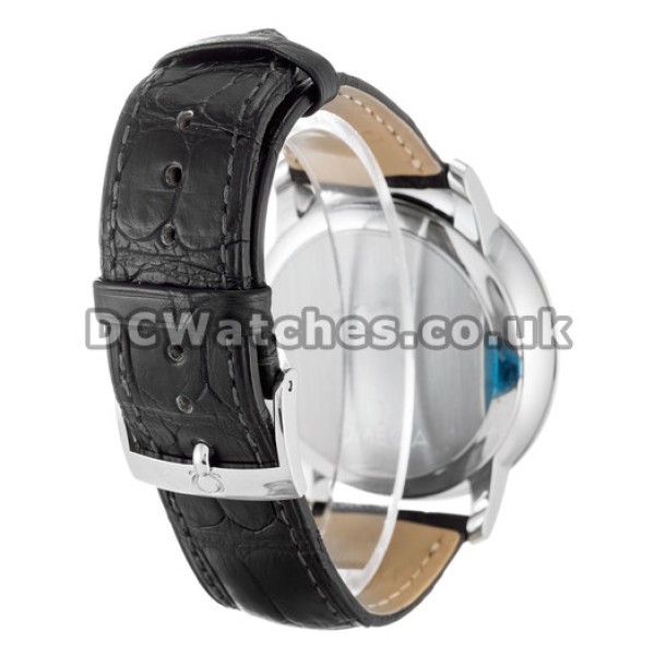 Omega De Ville Prestige 39.5 MM White baton with Roman Numeral Dial Replica Watches