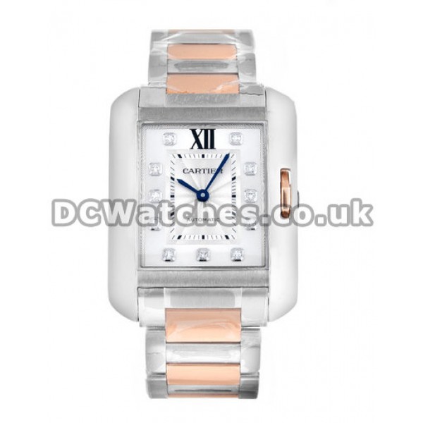 UK Cartier Tank Anglaise Series Stainless Steel Replica Watches