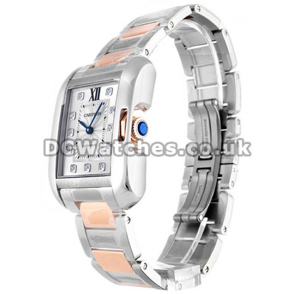 UK Cartier Tank Anglaise Series Stainless Steel Replica Watches