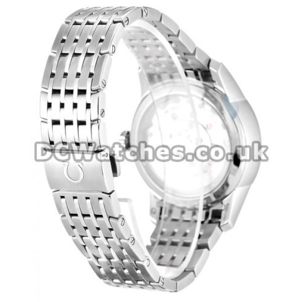 De Ville Co-Axial 431.10.41.21.01.001 Steel Bracelet 41 MM Black Roman Numeral Dial Replica Watches