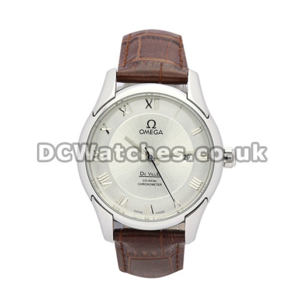 Omega De Ville Hour Vision Co-Axial 41 MM Brown Bracelet Replica Watches