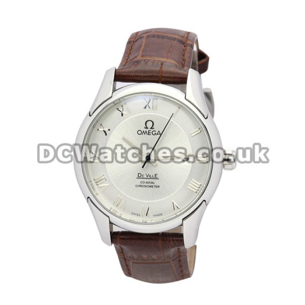 Omega De Ville Hour Vision Co-Axial 41 MM Brown Bracelet Replica Watches