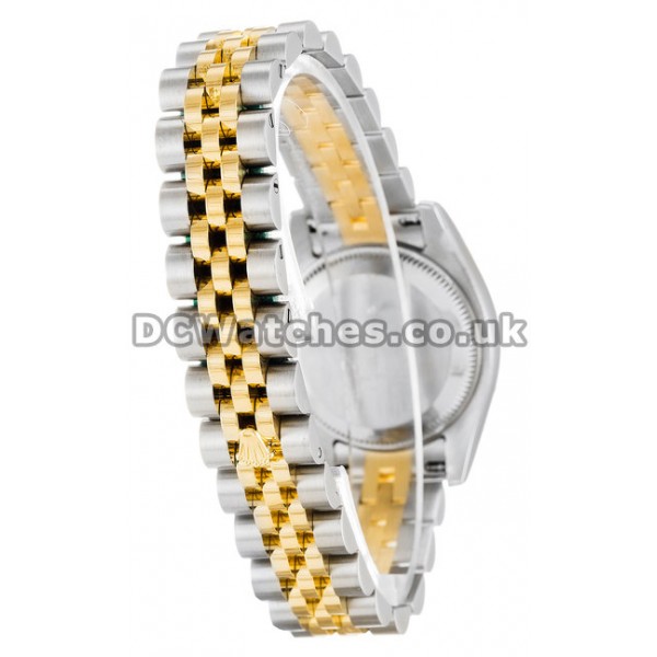 Best Rolex Datejust Champagne Baton Dial 26MM Steel & Yellow Gold Case Replica Watches