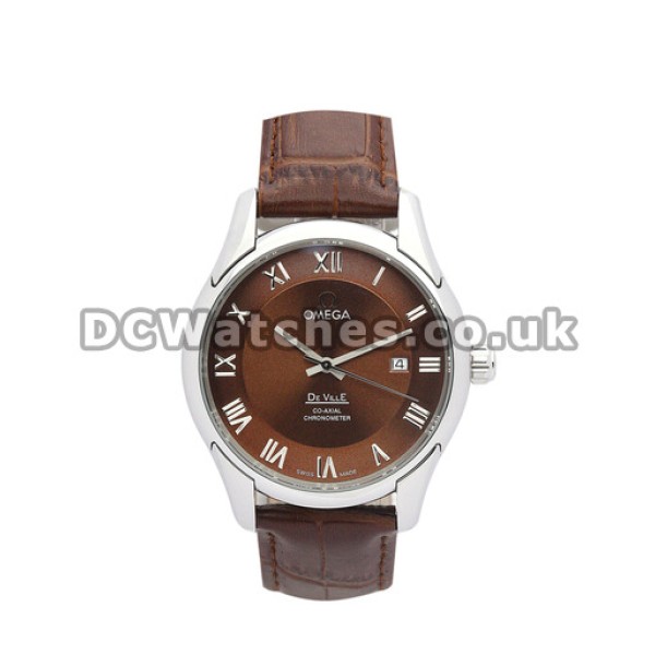 De Ville Hour Vision 41 MM Co-Axial Brown Bracelet Replica Watches