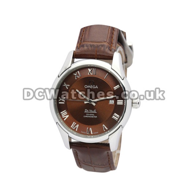 De Ville Hour Vision 41 MM Co-Axial Brown Bracelet Replica Watches