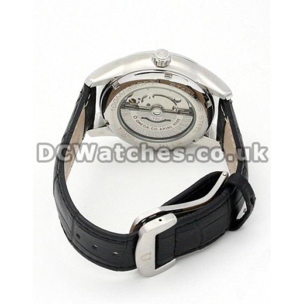 UK Black Omega De Ville Hour Vision 431.33.41.21.01.001 Steel Case Mens Replica Watches