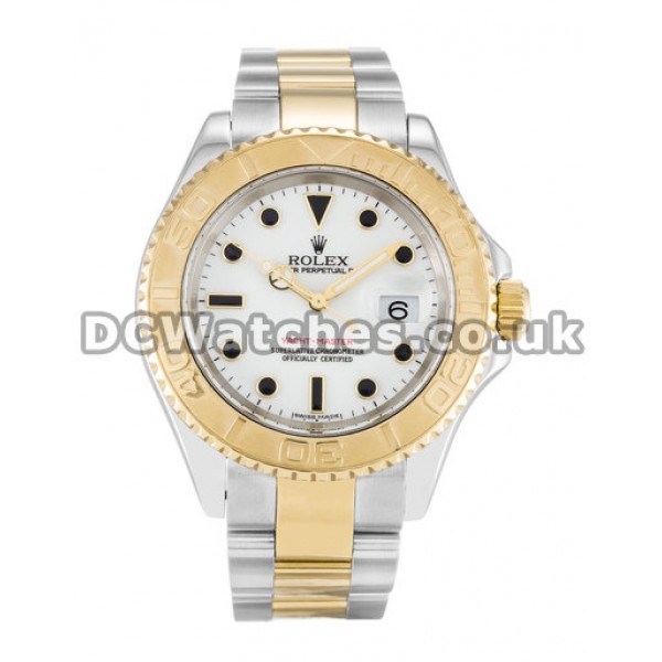 AAA Quality Rolex Yacht-Master Replica Watches With White Dials For Men