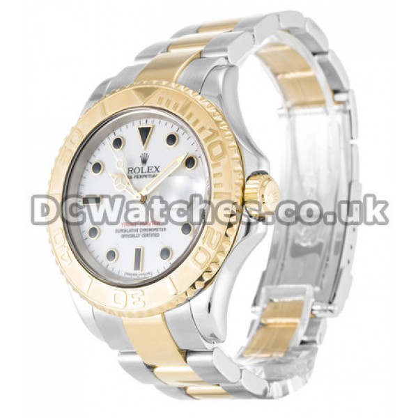 AAA Quality Rolex Yacht-Master Replica Watches With White Dials For Men