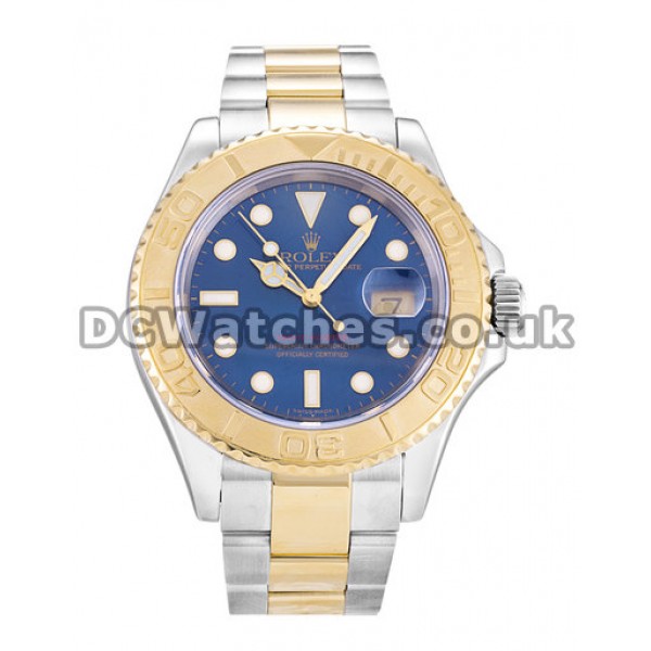 Blue Dial Rolex Yacht-Master Series Copy Watches For UK Sale