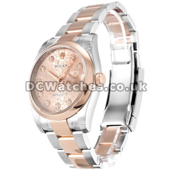 Latest Copy Rolex Datejust Rose Gold Dial 36MM Steel & Rose Gold Watches