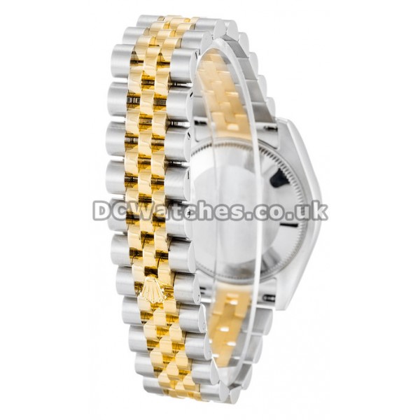 Sale Replica 31MM Rolex Datejust Champagne Goldust Diamond Dial Watches
