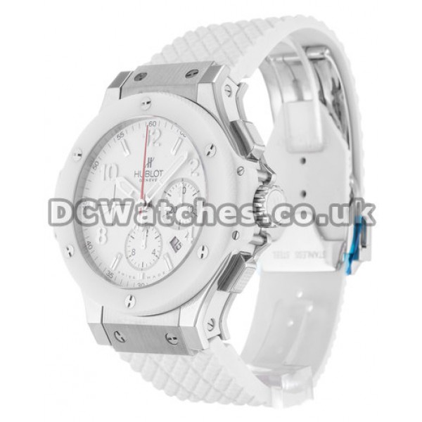 White Hublot 301.SE.230.RW 44 MM White Arabic Dial Replica Watches