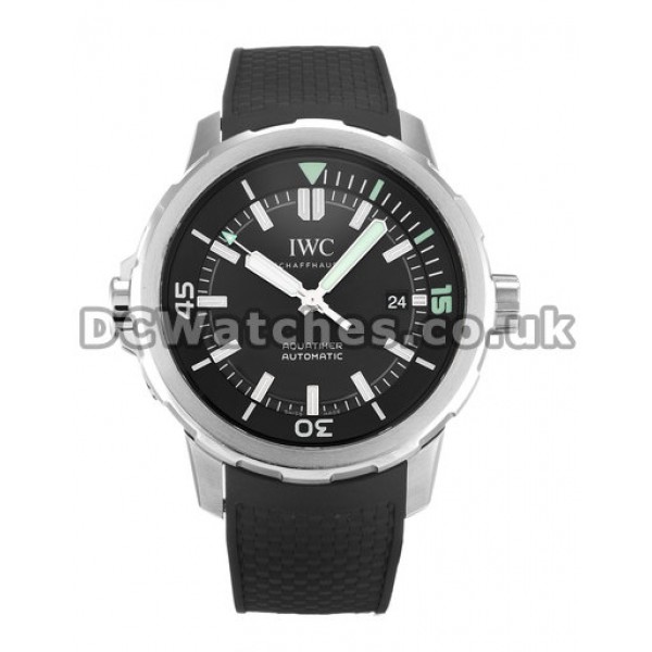 UK IWC Aquatimer 42 MM Black Dial Mens Replica Watches
