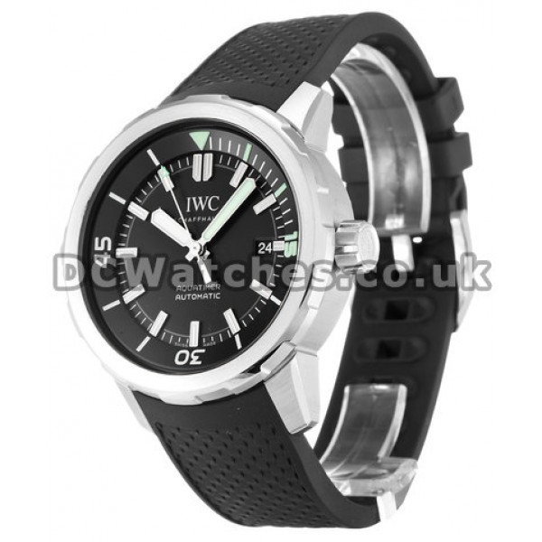 UK IWC Aquatimer 42 MM Black Dial Mens Replica Watches