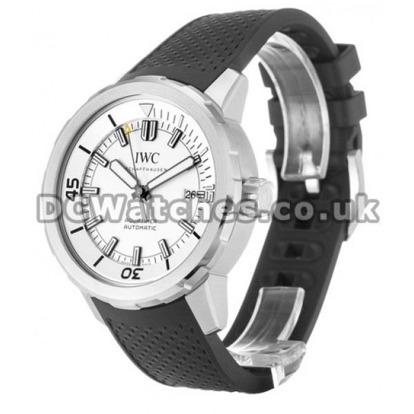 New IWC Aquatimer 42 MM Silver Baton Dial Mens Replica Watches