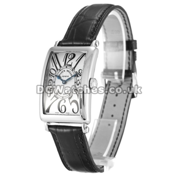 26 MM Franck Muller Long Island White Gold Case Quartz Replica Watches