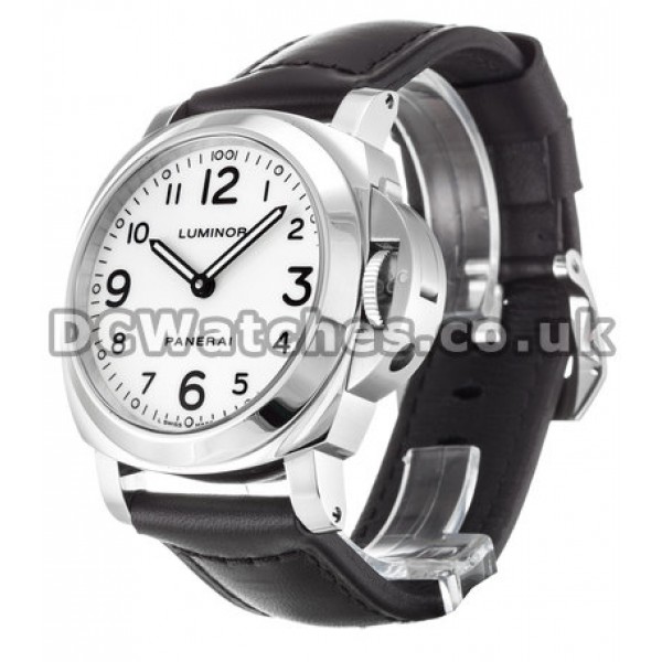 White Arabic Dial 44 MM Luminor Base Manual Movement Replica Watches