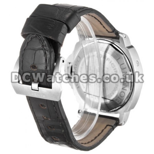 Black Dial Luminor Chrono 44 MM Steel Case Mens Quartz Replica Watches