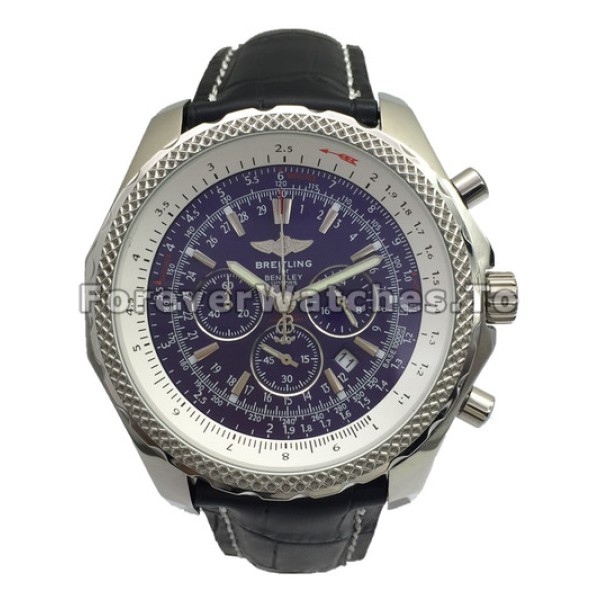Blue Dial Breitling Bentley Motors 48MM Replica Watches For Men