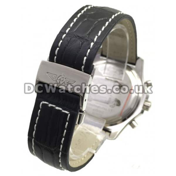 Nice Steel Breitling Bentley Motors Black Straps Replica Watches