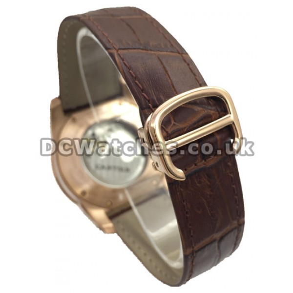 Luxury Calibre de Cartier 42MM Date Display Copy Watches For Men