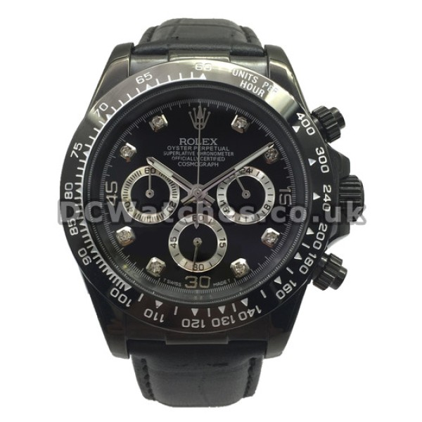 UK Rolex Daytona 116520 Tungsten Steel Cases Mens 40 MM Replica Watches