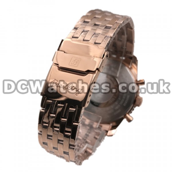 UK Fashionable Breitling Navitimer Replica Watches Black Dial For Men