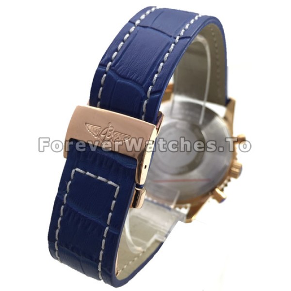 Pretty Blue Dial Breitling Navitimer 46MM Fake Watches Sale For UK