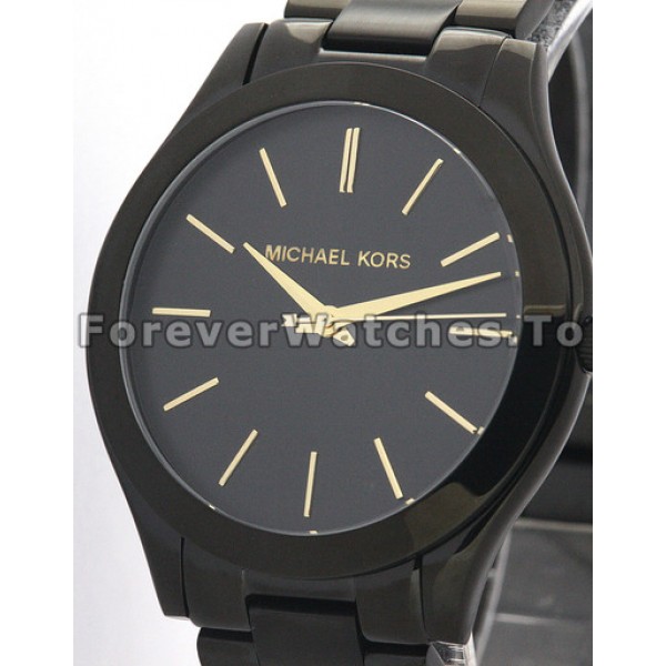 New Swiss MICHAEL KORS Slim-catwalk 38MM Black Dial Fake Watches