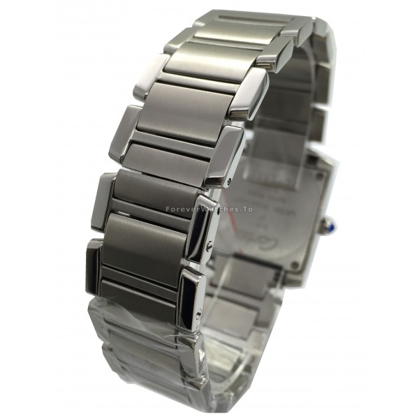 Classic Swiss Cartier Tank Francaise White Dial Copy Watches For Men
