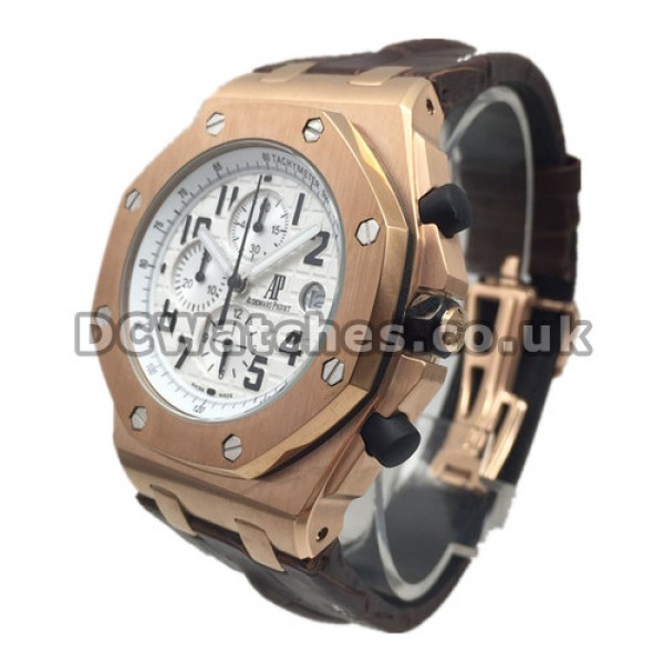 Hot Functional UK Audemars Piguet Royal Oak Offshore Copy Watches With Arabic Numerals