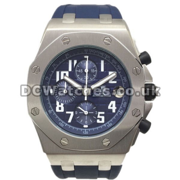 Cheap Popular Blue Dials Audemars Piguet Royal Oak Offshore Fake Watches Sale For UK