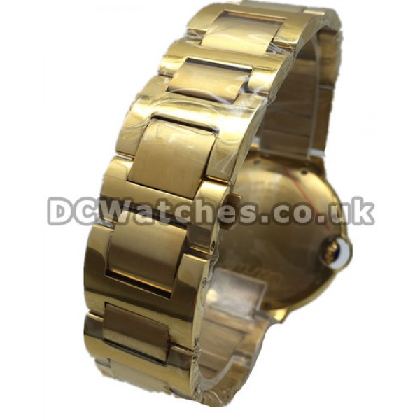 UK 36MM Cartier Ballon Bleu Copy Watches With Blue Hands Sale For Women
