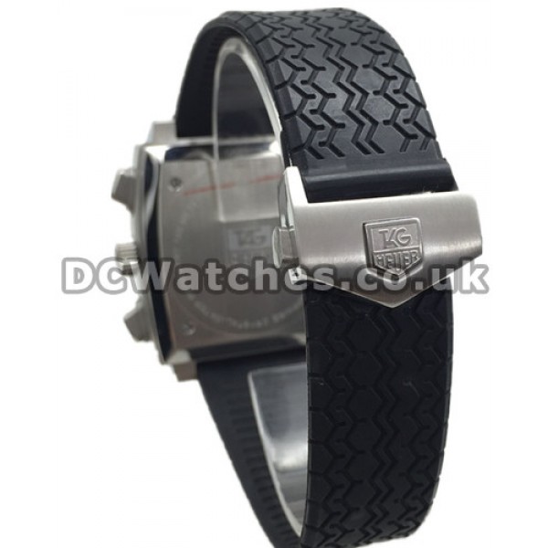 Black Dials 39MM Tag Heuer Monaco Replica Watches With Sturdy Steel Cases Sale