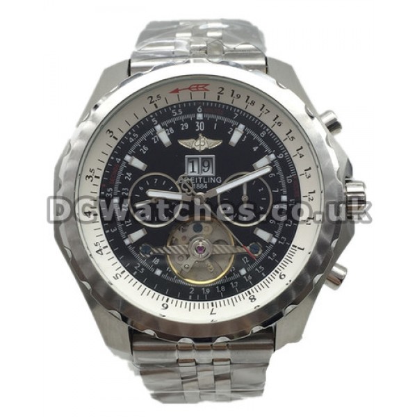 New Complex 48.8MM Breitling Bentley Fake Watches For Men With Steel Cases UK