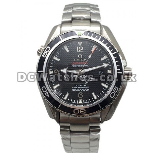 High-quality Steel Cases UK Omega Planet Ocean Fake Watches With Arabic Numerals Sale Online
