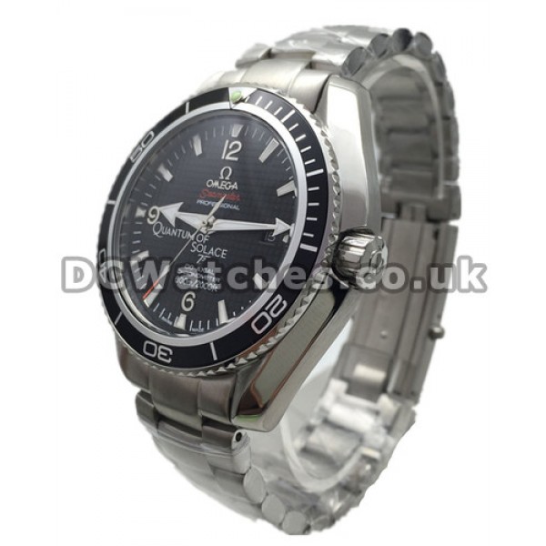 High-quality Steel Cases UK Omega Planet Ocean Fake Watches With Arabic Numerals Sale Online